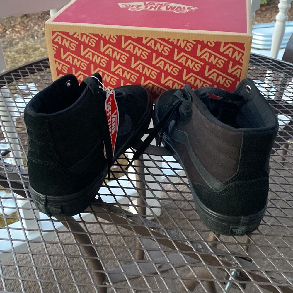 Suede Canvas Vans Filmore Hi Men's/Unisex Size 7.5 Medium Black Very Supportive - Picture 7 of 14